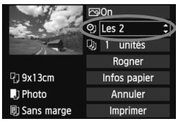 CANON EOS 600D - Définissez les effets d'impression. - 1
