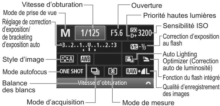 CANON EOS 600D - Contrôle rapide - 6