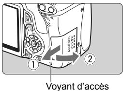 CANON EOS 600D - Retrait de la carte - 1