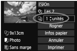 CANON EOS 600D - Réglez l'impression de la date ou du numéro de fichier. - 1