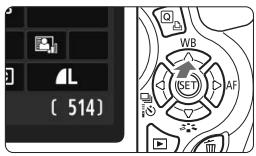 CANON EOS 600D - WB : Accord de la source lumineuse - 1