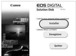 CANON EOS 600D NU - Installation des logiciels - 1