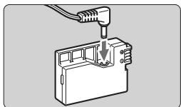 CANON EOS 600D NU - Brancher le cordon d'alimentation. - 1