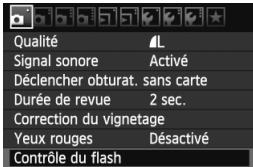CANON EOS 600D NU - Appuyez sur la touche < 45> pour faire sortir le flash intégré. - 1