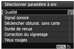 CANON EOS 600D NU - Sélectionnez [enregistrer dans mon menu]. - 1