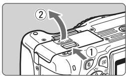 CANON EOS 600D NU - Installation de la batterie - 1