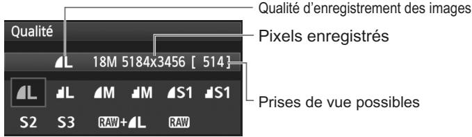 CANON EOS 600D NU - Qualité d'enregistrement des images - 1