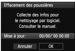 CANON EOS 600D NU - Sélectionnez [effacement des poussières]. - 1