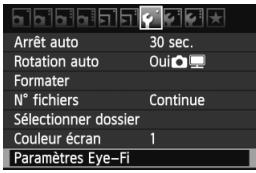 CANON EOS 600D NU - Utilisation des cartes eye-fi - 1