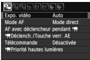 CANON EOS 600D NU - Écran de menu - 4