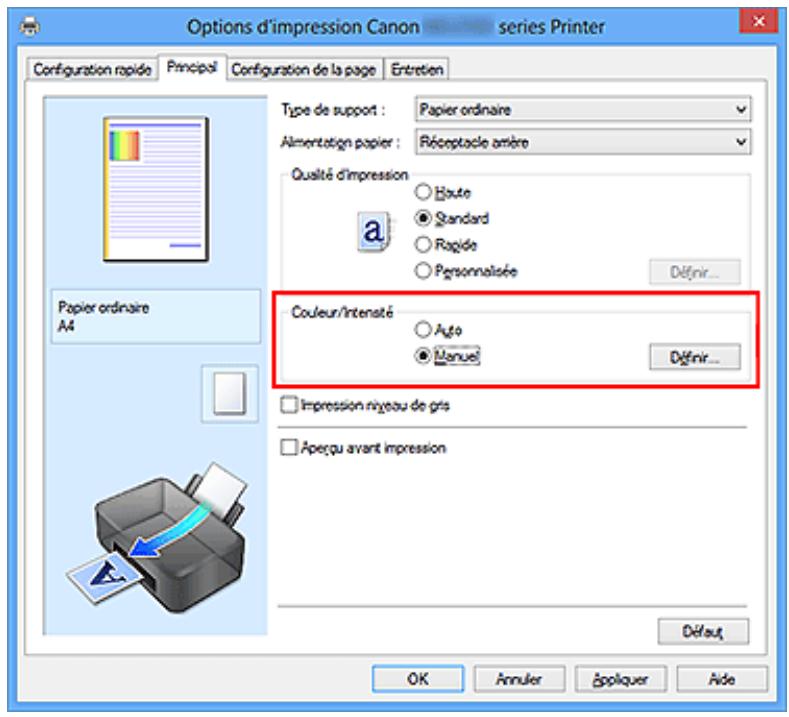 CANON PIXMA MG2555 - Réglage de l'équilibre des couleurs - 3