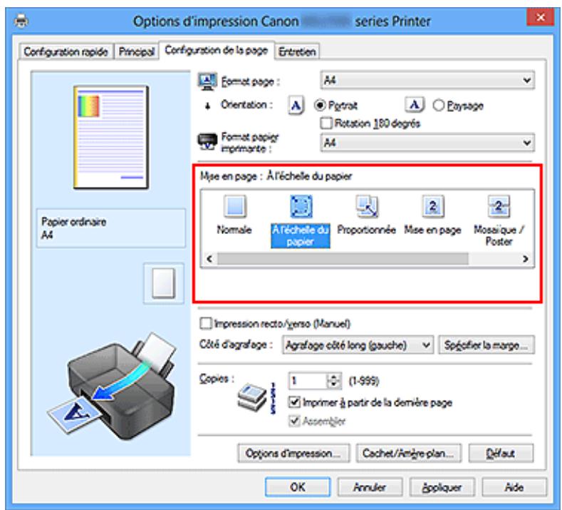 CANON PIXMA MG2555 - Impression à l'échelle du papier - 2
