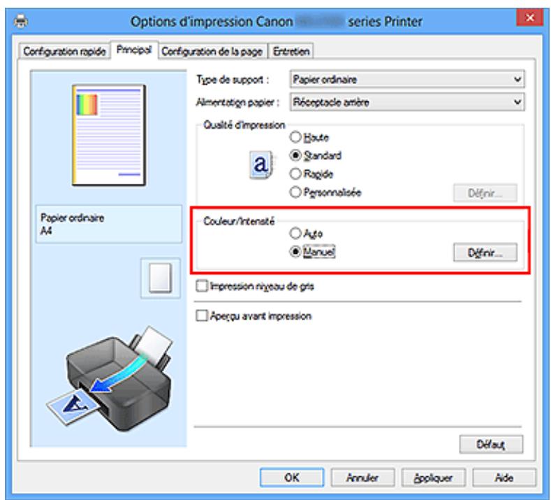 CANON PIXMA MG2555 - Définition de la correction des couleurs - 1