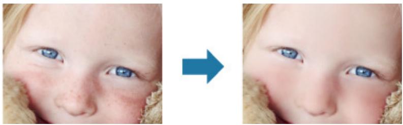 CANON PIXMA MG3150 - Lissage numérique visage - 1