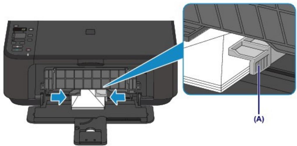 CANON PIXMA MG3150 - Chargez les enveloppes. - 5