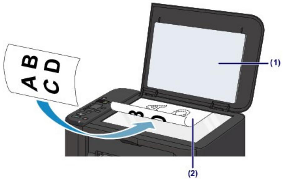 CANON PIXMA MG3150 - Chargement des originaux sur la vitre d'exposition - 1