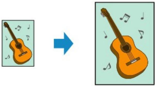 CANON PIXMA MG3150 - Réduction ou agrandissement d'une copie en fonction de la taille du couier - 1