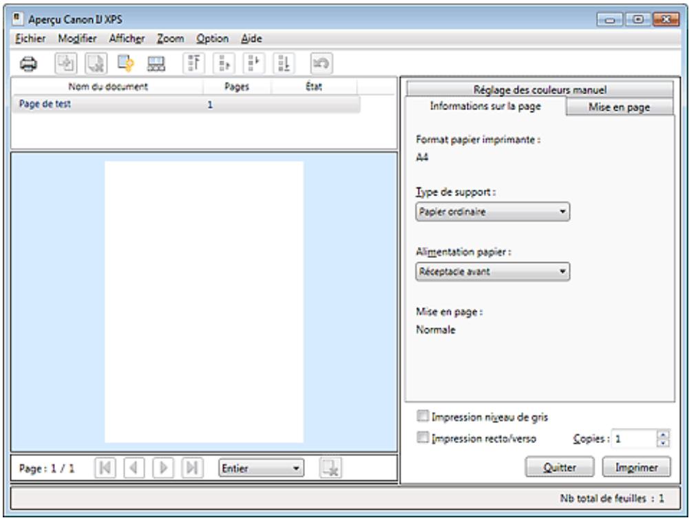 CANON PIXMA MG3150 - Modification du document à imprimer ou réimpression à partir de l'histoire des impressions - 1