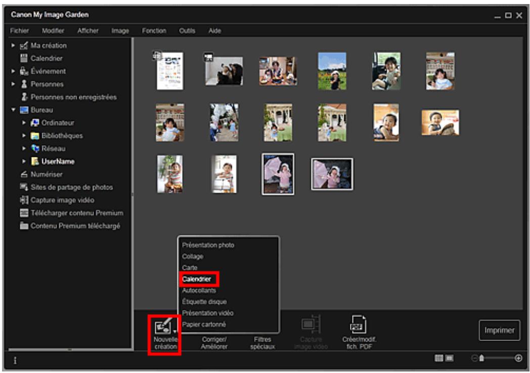 CANON PIXMA MG3150 - Impression de calendriers - 2