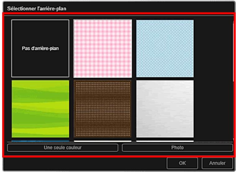 CANON PIXMA MG3150 - Sélectionnez un arrêté-plan. - 1