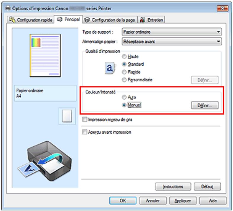 CANON PIXMA MG3150 - Réglage de l'équilibre des couleurs - 3