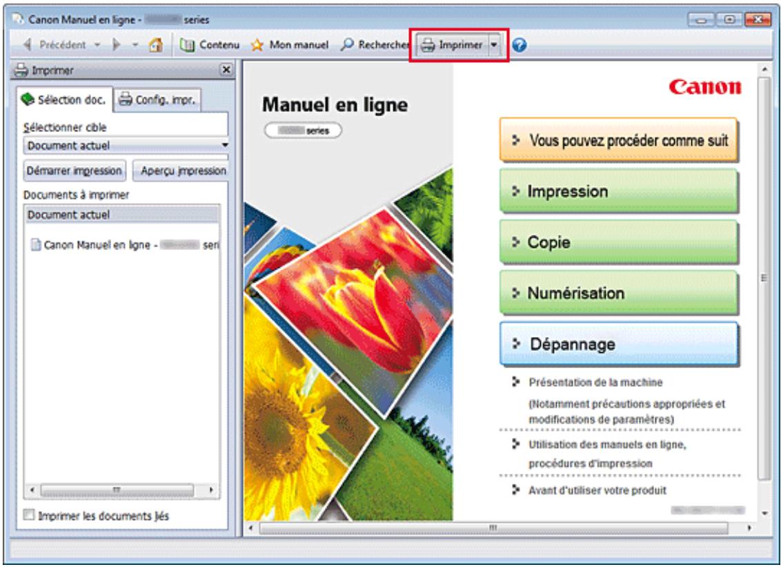 CANON PIXMA MG3150 - Impression des manuels en ligne - 1