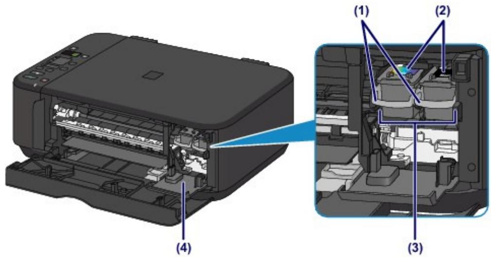 CANON PIXMA MG3150 - Vue de l'intérieur - 1