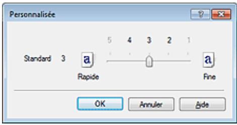 CANON PIXMA MG3150 - Définition d'un niveau de qualité d'impression (Personnalisé) - 2