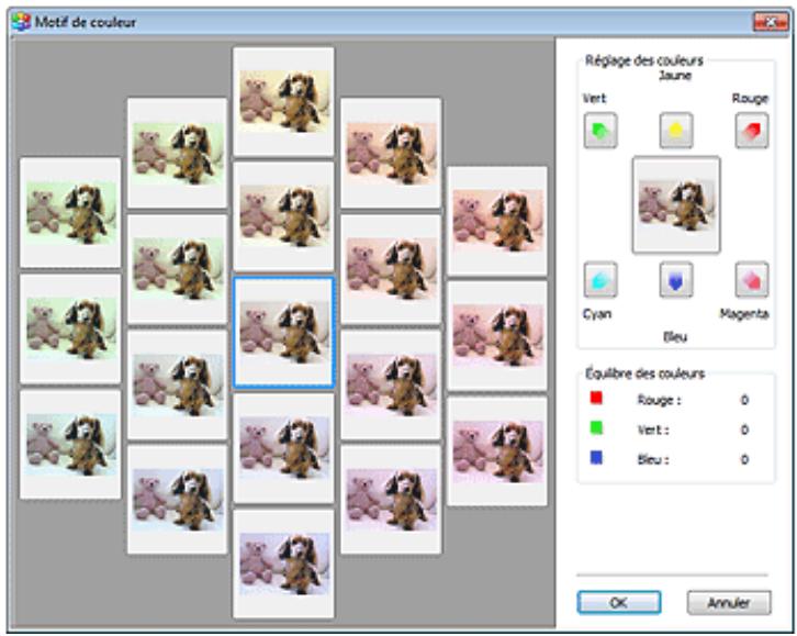 CANON PIXMA MG3150 - Ajustement des couleurs à l'aide d'un motif de couleur - 3