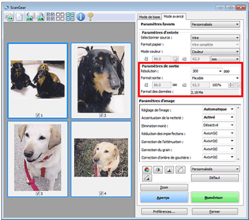 CANON PIXMA MG3150 - Paramètres de sortie - 1