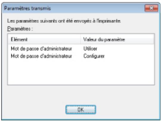 CANON PIXMA MG3150 - Affichage des paramètres modifiés - 1