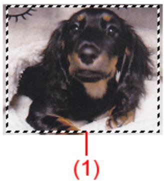 CANON PIXMA MG3150 - Types de cadres de découpe - 1