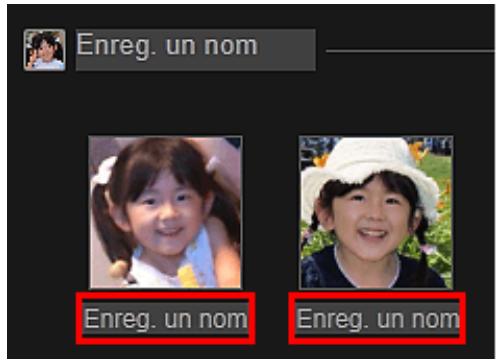CANON PIXMA MG3150 - Lors de l'enregistrement des personnes dans les images, une à une - 1