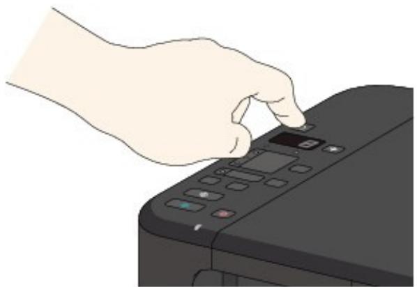 CANON PIXMA MG3150 - Appuyez sur le bouton MARCHE (ON) pourmettre la machine hors tension. - 1