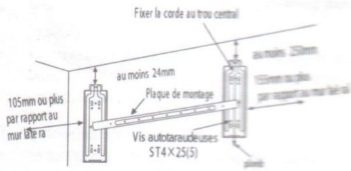 ALPINA CLIMATISATION GAZ R410A - Fixer la plaque de montage - 1