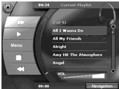 VDO DAYTON 2050 - Ecouter les fichiers audio - Music-Player - 3