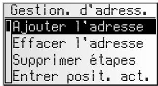 VDO DAYTON MS 4200 - Supprimerétapes - 1