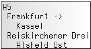 VDO DAYTON MS 4200 - Affichage détaillé de la perturbation du traffic : - 1