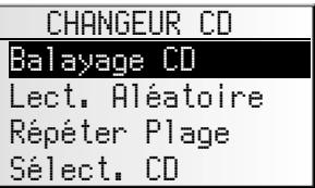 VDO DAYTON MS 4200 - Menu "CHANGEUR CD" - 1