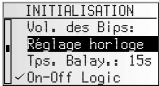 VDO DAYTON MS 4200 - Menu "INITIALISATION" - 1