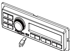 AMS CT410 - Caricare/ uscire la scheda USB - 1