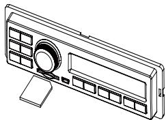 AMS CT410 - Laden / die Karte SD herauszunehmen - 1