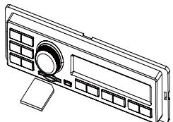 AMS CT410 - Charger / sortir la carte SD - 1