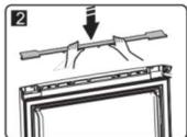 BRANDT BFC644YNW - Inversion du sens d'ouverture de la porte - 20
