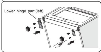 BRANDT BFC644YNW - Inversion du sens d'ouverture de la porte - 13