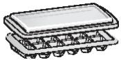 BRANDT BFC644YNW - Bac à glaçons intégré - 1