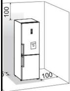 BRANDT BFC644YNW - Ventilation of appliance - 1