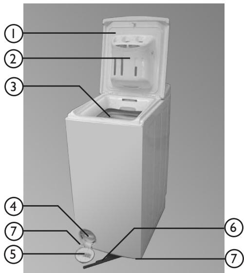 WHIRLPOOL AWE6235 - Raccordement electrique - 1