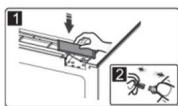 BRANDT BFC644ZNX - Inversion du sens d'ouverture de la porte - 22