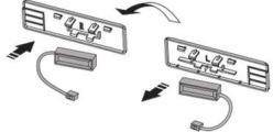 BRANDT BFC644ZNX - Reversing the door - 21